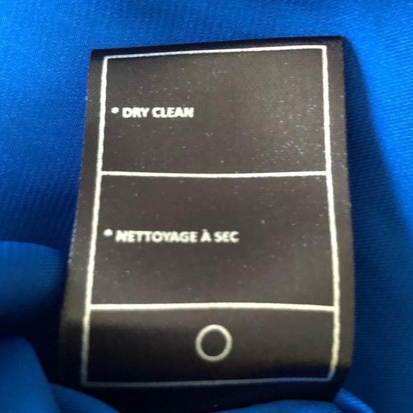 NWOT BB Dakota Chiffon Evening Cocktail Dress Royal Blue never worn size 6 - Picture 9 of 16